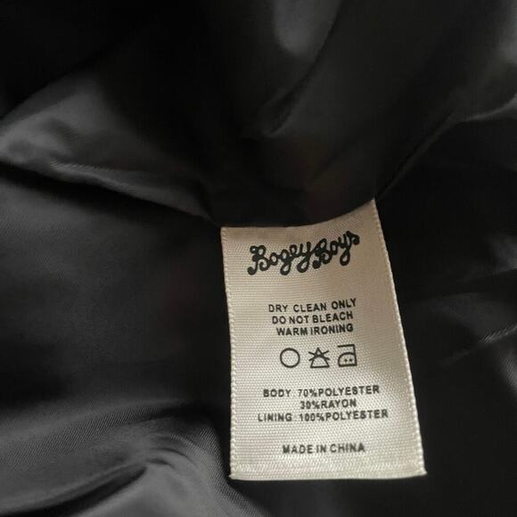 Bogey Boys Color Block Jacket Golf Purple White Size Medium NEW - Picture 8 of 8